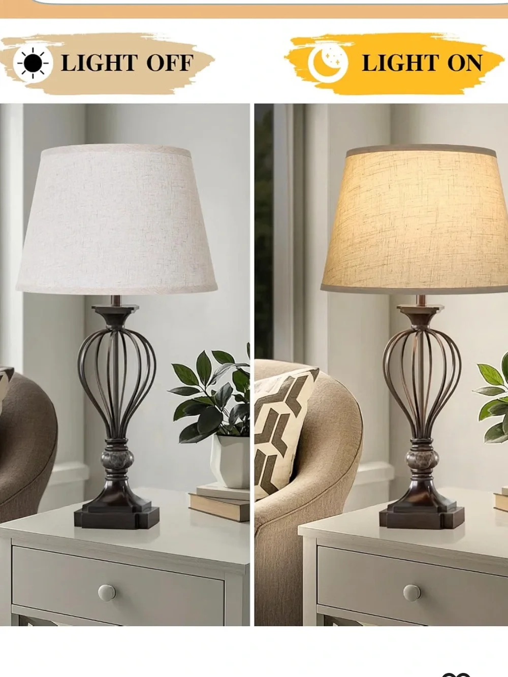 Lamp shade tan NEW